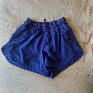 lululemon blue shorts